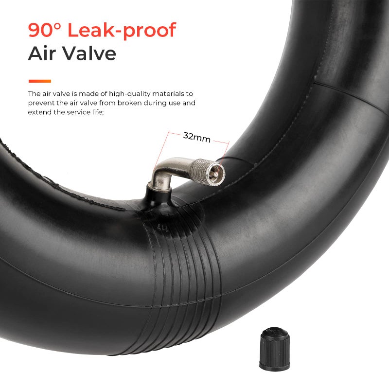 LUCK4U (2-Pack) 10x3 Replacement Inner Tubes with 90 Degree for 255x80 90/65-6.5 80/65-6.5 Tires Scooter - Image 3